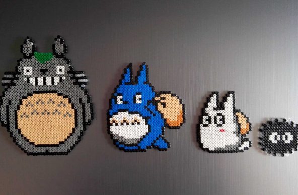 Imanes Totoro (hama beads)