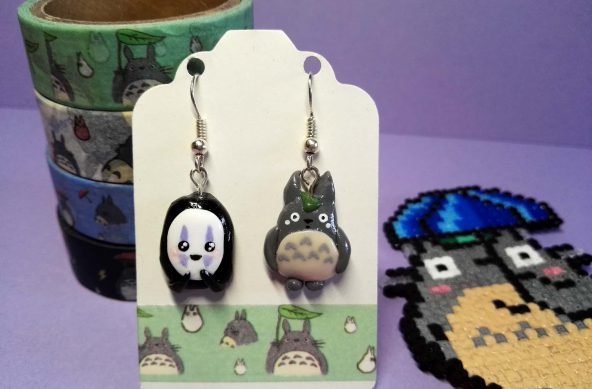 Pendientes Totoro y «Sin cara»